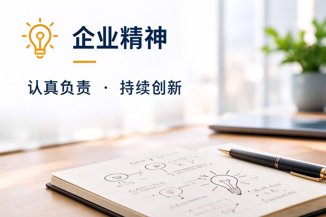 企业精神：认真负责、持续创新 Corporate Spirit